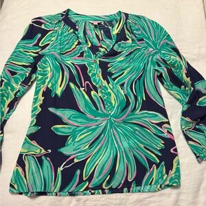 Lilly Pulitzer Elsa Silk Top